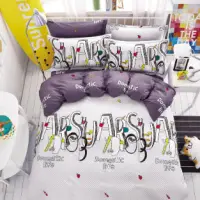 Cotton Flowerprint Bed Sheet