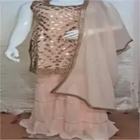 Sharara Suit With Embroidered Border Dupatta