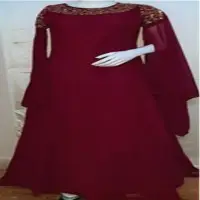 Full Neck Gown Dress