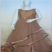 Gown Dress With Dupatta