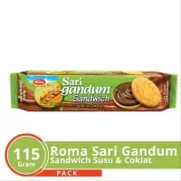 Roma Sari Gandum Milk & Choco 115 Gr