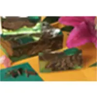 Mint and chocolate soap