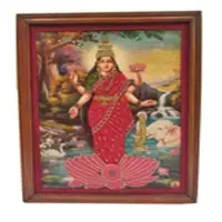 Vintage Indian Goddess Laxmi Portrait