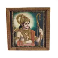 Vintage Indian God & Maharaja Ram Portrait