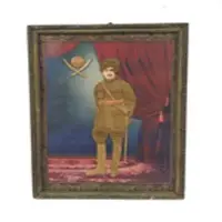 Vintage Style Indian King Portrait
