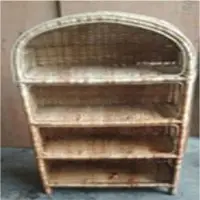Bamboo Cane U Type Rack