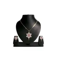 Hera Multi Stone Pendant Set
