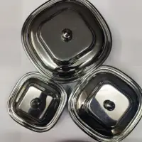 Stainless Steel Square Serving Bowl