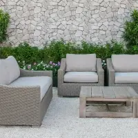 Poly Rattan Sofa Set