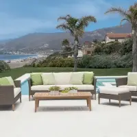 Poly Rattan Patio Outdoor Garden Sofa Set