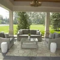 Poly Rattan Wicker Outdoor Garden Sofa Set