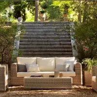 Patio Wicker Rattan Outdoor Garden Sofa Set
