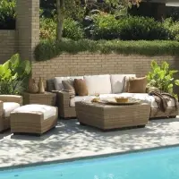 Poly Rattan Patio Outdoor Garden Sofa Set