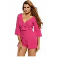 Rose Zipped Back Romper