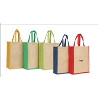Shopping Bag With Color Gusset