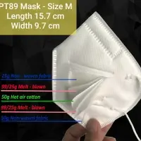 "PT89 MASK" Protection Mask Equivalent Of N95