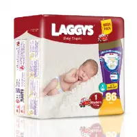 Laggys Baby Diaper Mega Packs Newborn 1 Size