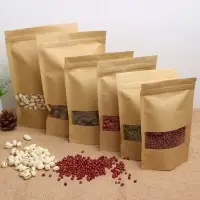 Stand Up Kraft Paper Pouch