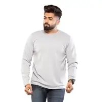 MS  602- Gray Full Sleeve Mens T Shirt
