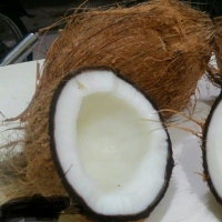 Semi Husked Coconut
