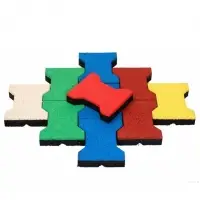 Interlock Rubber Pavers EPDM
