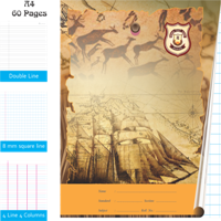 Exercise Notebook A4-60 Pages