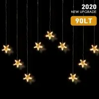 Christmas Curtain String Lights