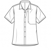 Short Sleeves Shirt With Collar