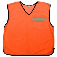 Orange Sports Training Mesh Bibs