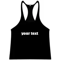 Men,s Racerback Gym Singlet Y Back Tank Top