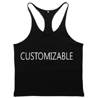 Men,s Gym Tank Tops-Mens Gym Single