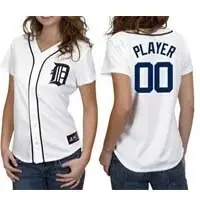 Women Baseball Jersey White New Custom