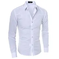 Men,s Slim Fit Long Sleeve Dress Shirts