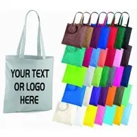 Printing Custom Cotton Tote Shopping Pouch Bag