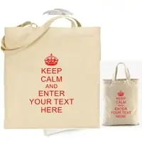 Cotton Tote Round Canvas Shopping Bag