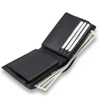 Customized PU Mens Leather Wallet With Promotion