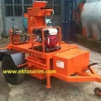 Single Moulding Interlock Brick Output