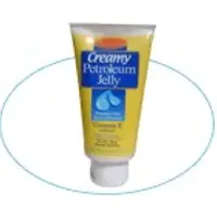 Creamy petroleum jelly