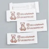 Screen Printed Fabric Label