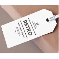 Paper Printed Hang-Tag With String