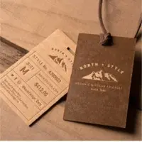 Paper Printed Hang-Tag With String