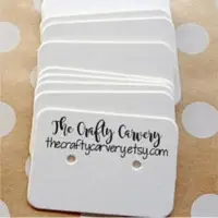 Paper Printed Hang-Tag With String