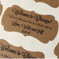 Printed Paer Adhesive Label