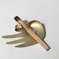 Brass Palo Santo Stick Holder