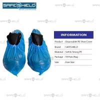 SafeShield Disposable PE Shoe Covers