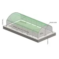 Nethouse (Dome Shape & Flat Roof)