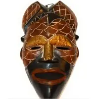 African Wood Mask