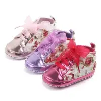 New Style Floral Print First Walkers