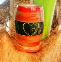 Wooden Handicraft Pen Holder - Maldives Lacquer