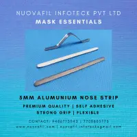 Aluminium 5mm Nose Pin For Mask
